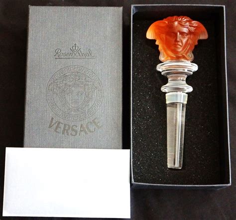 versace bottle stopper rosenthal.